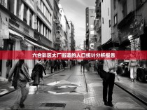 六合彩区大厂街道的人口统计分析报告