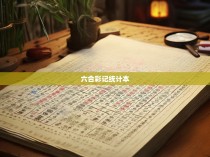 六合彩记统计本