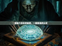 揭秘六合彩的秘密，一套精准的公式