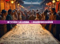 津门六合彩八法公式揭秘,一种全面的娱乐玩法指南