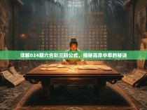 详解024期六合彩三码公式，揭秘高命中率的秘诀
