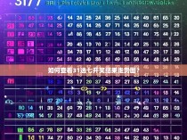 如何查看31选七开奖结果走势图？