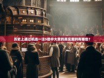 历史上通过机选一注5倍中大奖的真实案例有哪些？