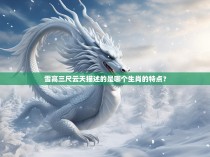 雪高三尺云天描述的是哪个生肖的特点?