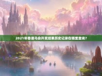 2021年香港马会开奖结果历史记录在哪里查询？