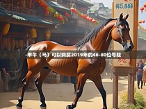 -甲午（马）可以购买2019年的46-80位号段