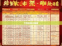 六合彩统计模板