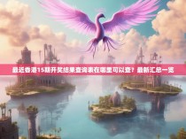 最近香港15期开奖结果查询表在哪里可以查？最新汇总一览