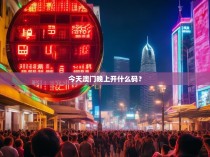 今天澳门晚上开什么码？