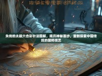 失传的太极六合彩针法图解,揭开神秘面纱,重新探索中国传统的国粹技艺