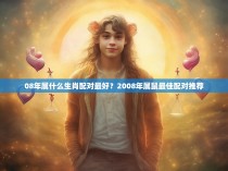 08年属什么生肖配对最好?2008年属鼠最佳配对推荐
