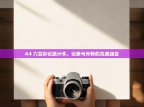 A4 六合彩记统计本，记录与分析的完美结合