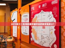 2019年十二生肖码表中猪对应的数字是多少？