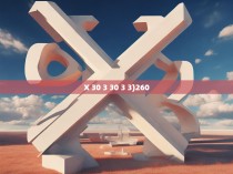 X 30 3 30 3 3)260