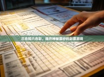 三合和六合彩，揭开神秘面纱的彩票游戏