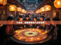 六合彩，探索神秘的六合彩世界