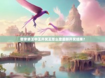 管家婆王中王开奖王怎么查最新开奖结果？