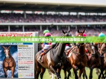 马会传真奥冂是什么？如何辨别真假信息？