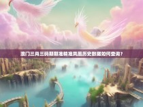 澳门三肖三码期期准精准凤凰历史数据如何查询？