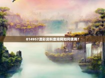014957澳彩资料查询网如何使用？