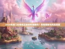 2024年澳门白老虎正版资料准确吗？真相揭秘与风险提醒