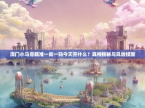 澳门小马哥精准一肖一码今天开什么?真相揭秘与风险提醒