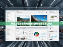 铁路工程影像资料管理系统有哪些主要功能？