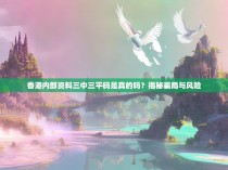 香港内部资料三中三平码是真的吗？揭秘骗局与风险