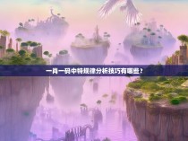 一肖一码中特规律分析技巧有哪些？