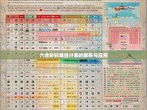 六合彩码单统计表的解析与应用