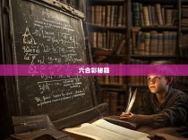 揭秘六合彩神秘公式的背后