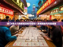 澳门6肖十八码精准资料可信吗？真相揭秘与风险提醒
