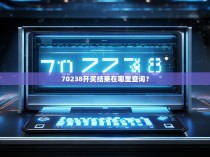 70238开奖结果在哪里查询?