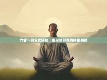 六合一码公式揭秘，揭示博彩界的神秘规律