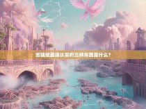 吉瑞维最建议买的三样东西是什么？