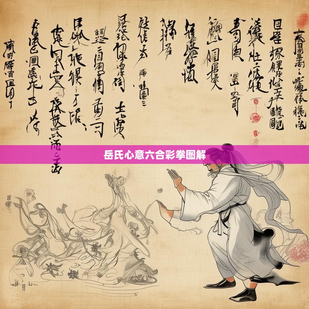 岳氏心意六合彩拳图解