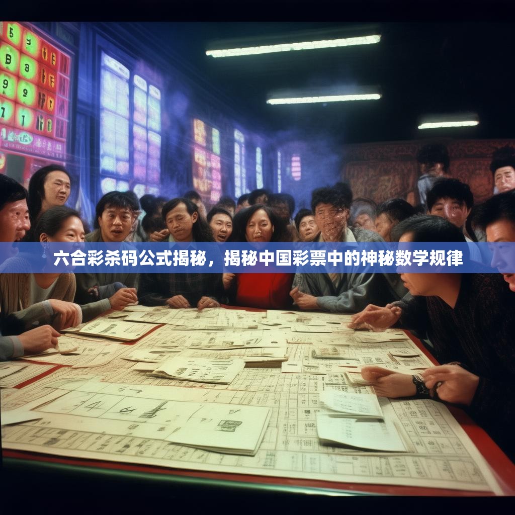 六合彩杀码公式揭秘，揭秘中国彩票中的神秘数学规律