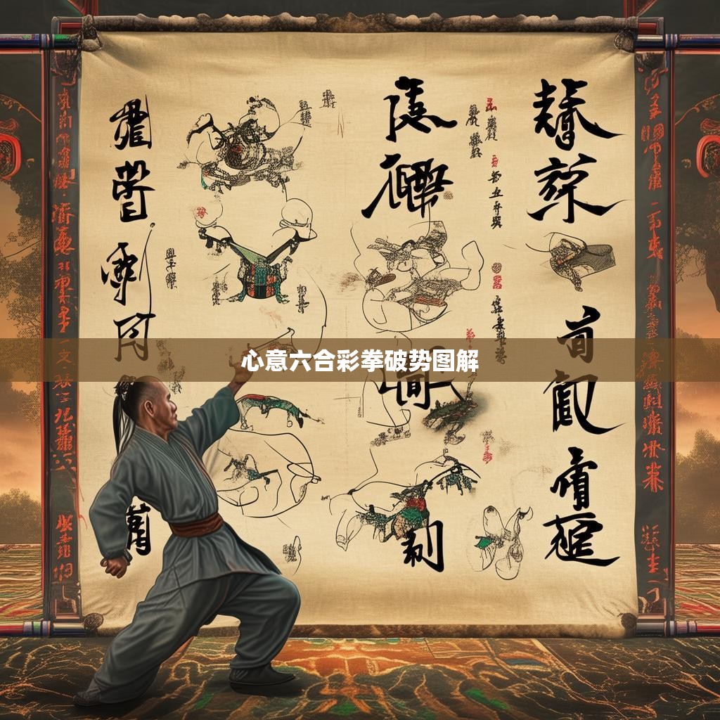 心意六合彩拳破势图解