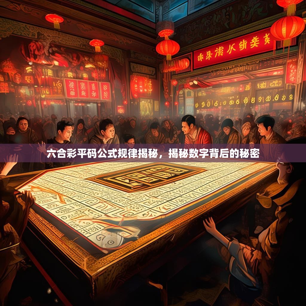 六合彩平码公式规律揭秘，揭秘数字背后的秘密