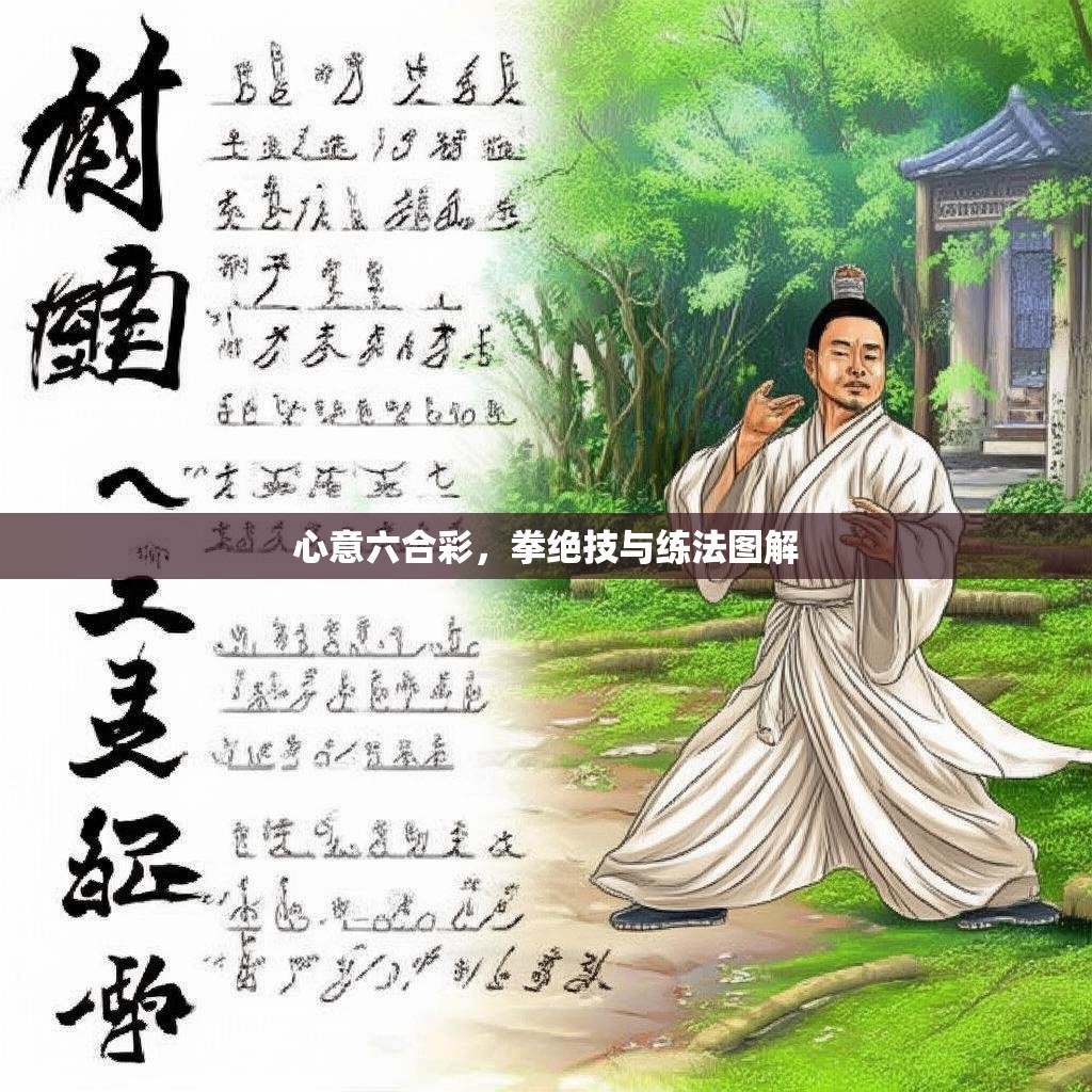 心意六合彩，拳绝技与练法图解