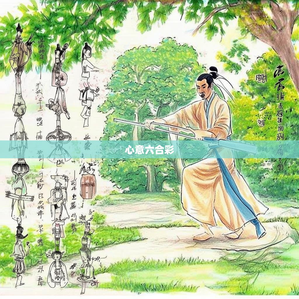 心意六合彩，拳绝技与练法图解