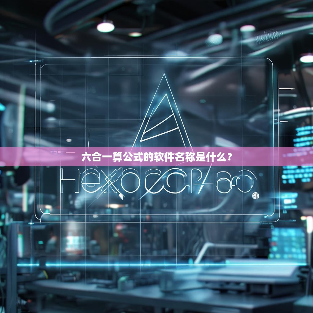 六合一算公式的软件名称是什么？