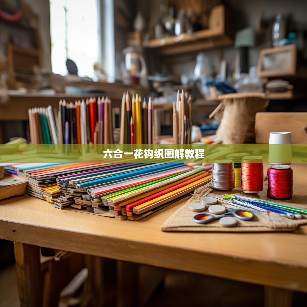六合一花钩织图解教程
