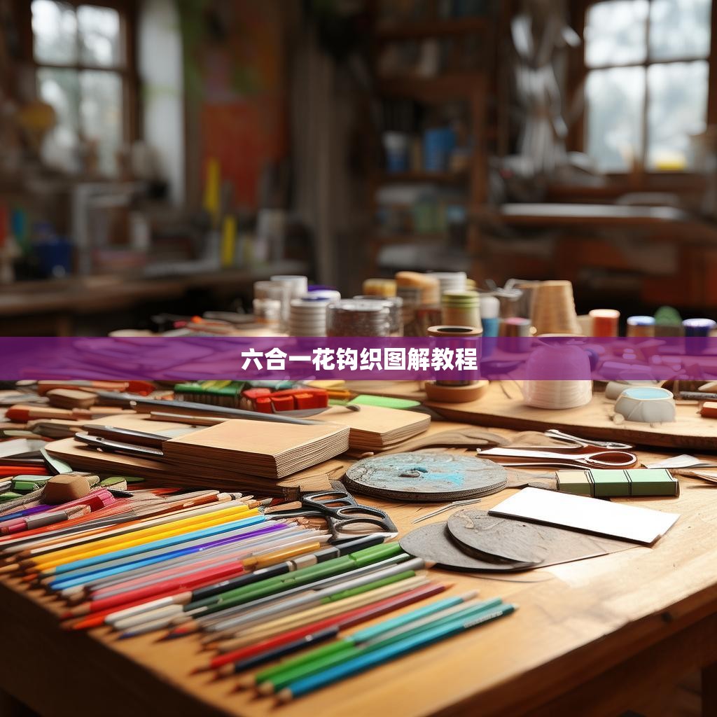 六合一花钩织图解教程