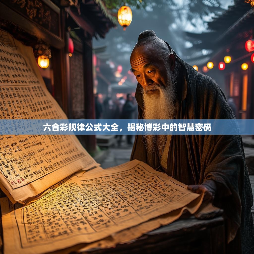 六合彩规律公式大全，揭秘博彩中的智慧密码