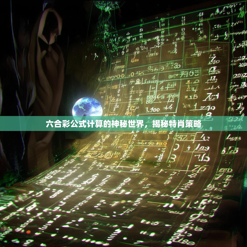 六合彩公式计算的神秘世界，揭秘特肖策略