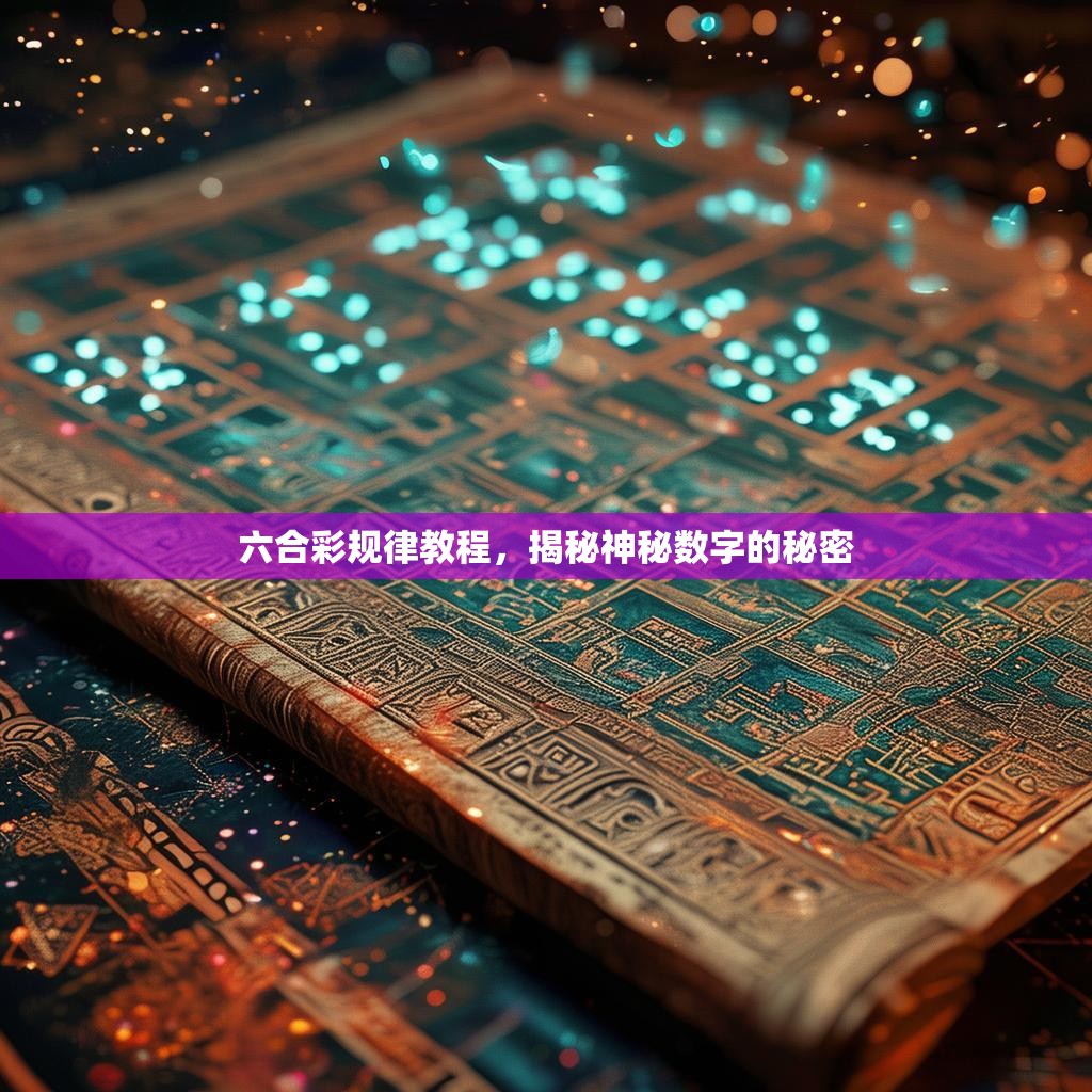 六合彩规律教程，揭秘神秘数字的秘密