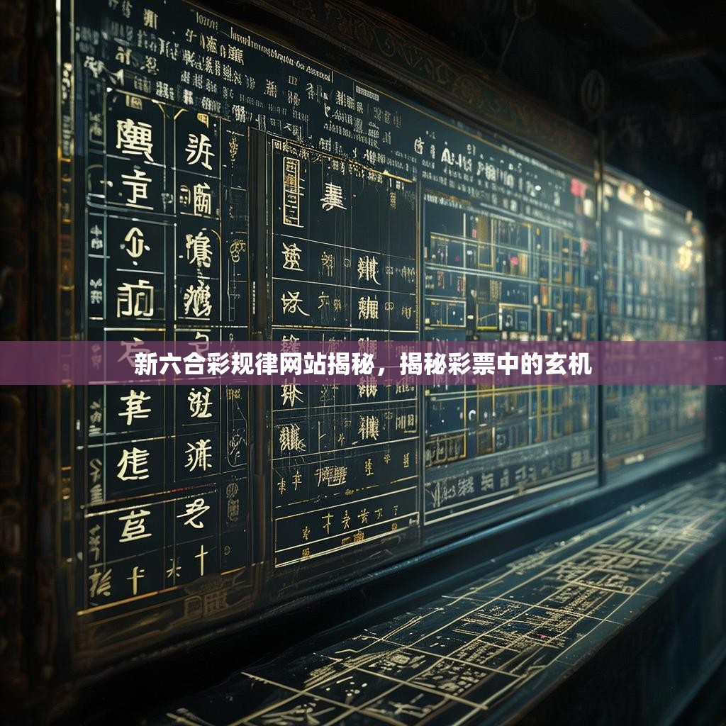 新六合彩规律网站揭秘，揭秘彩票中的玄机