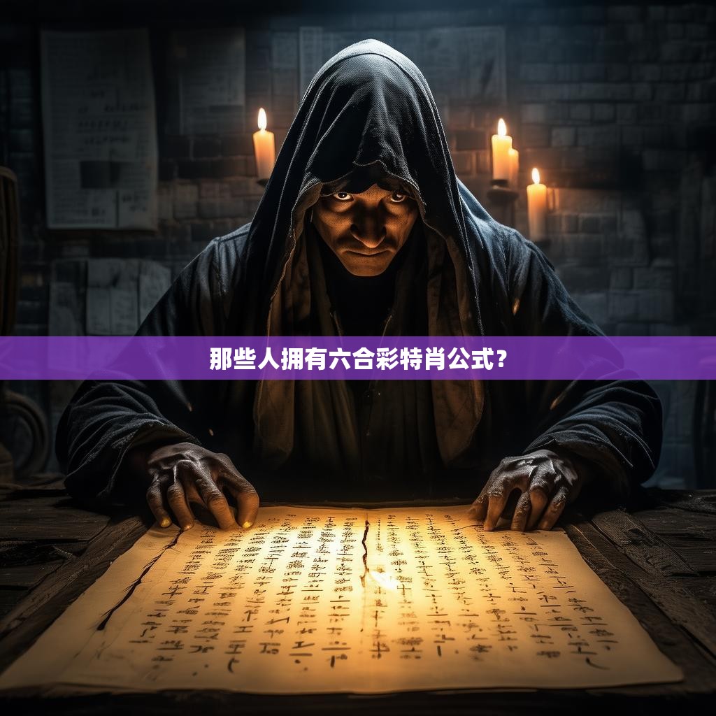 那些人拥有六合彩特肖公式？