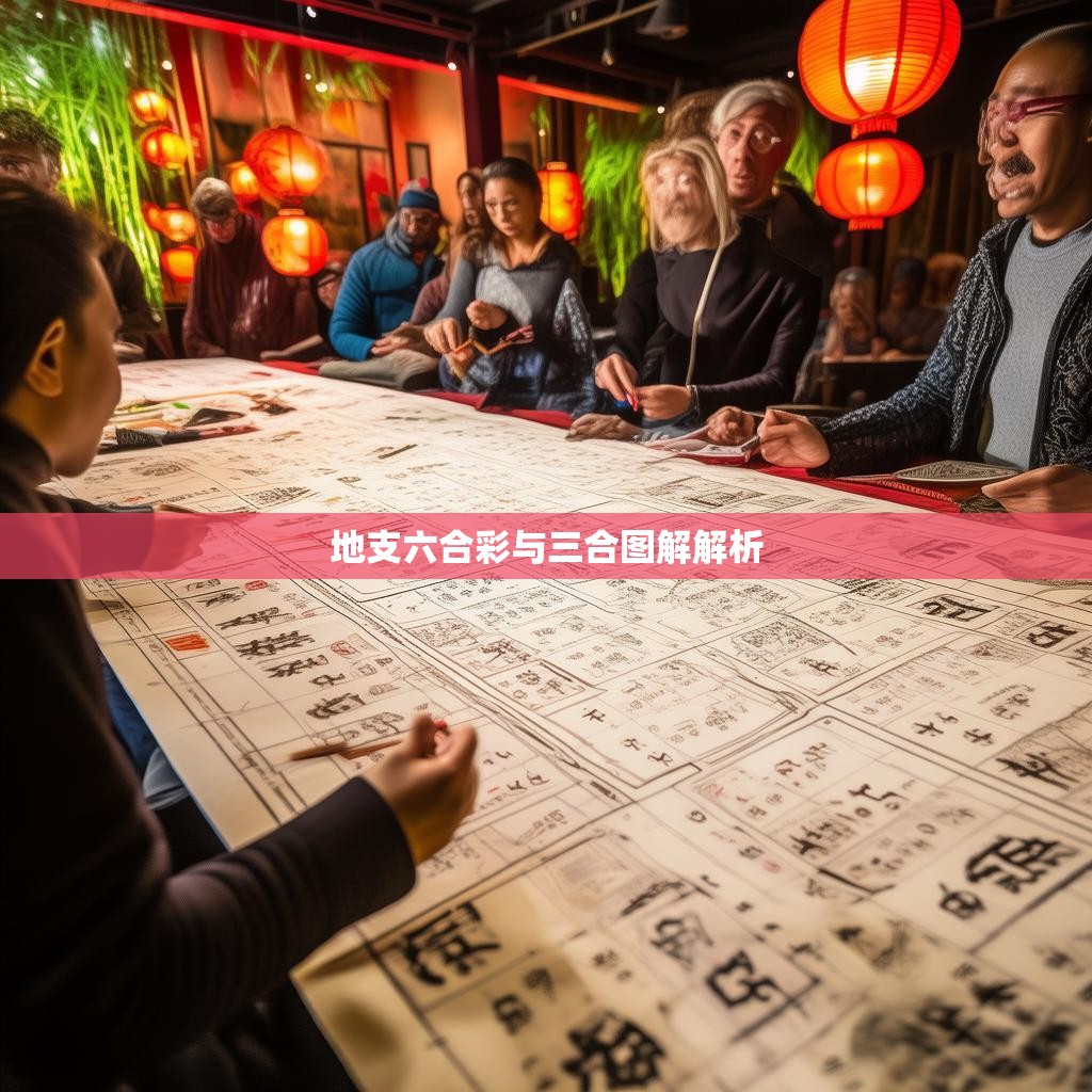 地支六合彩与三合图解解析